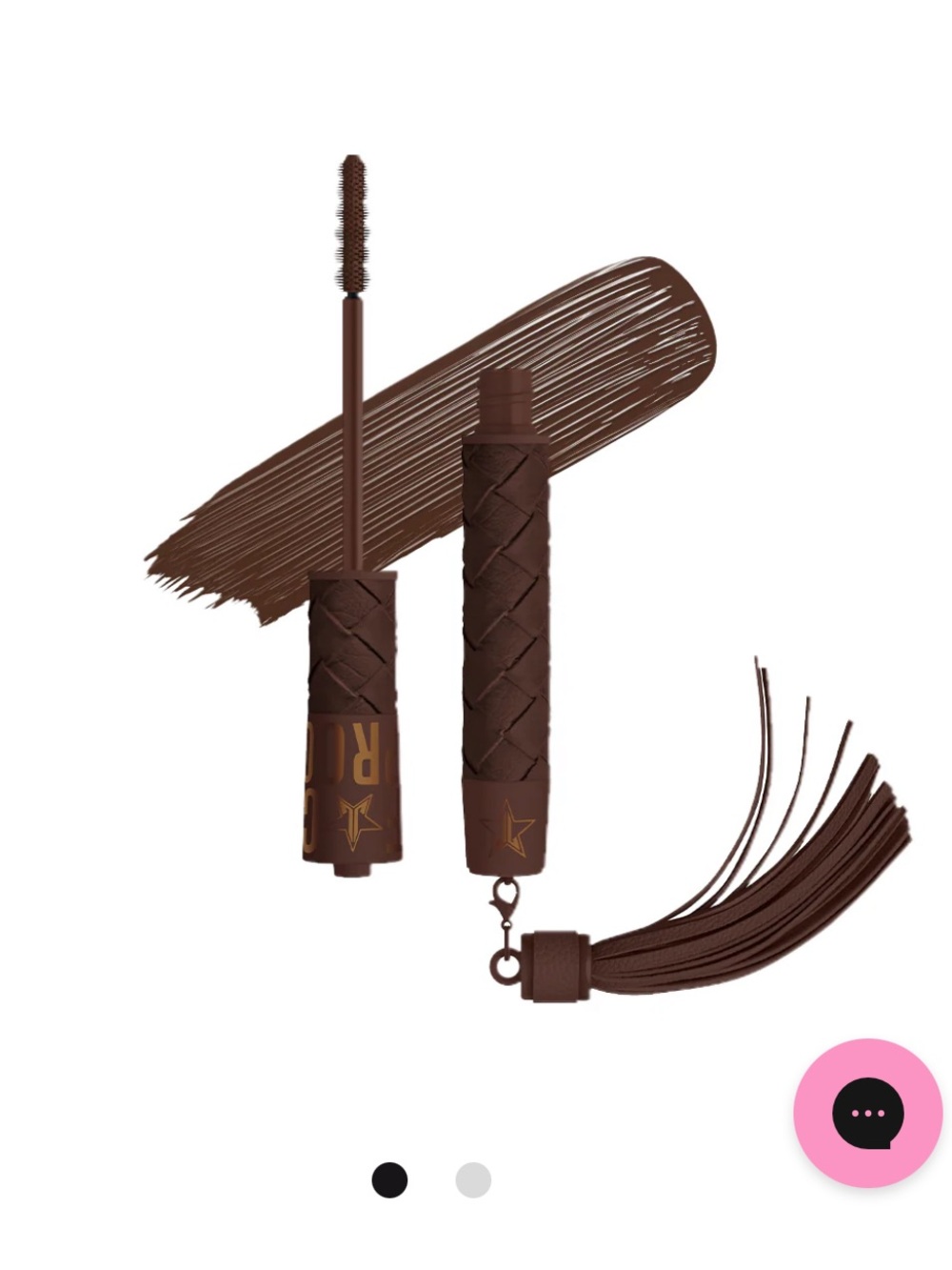 BNIB Jeffree Star F*ck Proof Brown Mascara Tube with Tassel Detail